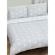 image 1 of Bedding & Beyond Stars Duvet Cover Set - Grey/White - Double Grey | Double