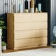 image 2 of Vida Designs Denver 8 Drawer Chest of Drawers Bedroom Storage, Pine