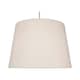 image 1 of Linen - Natural Linen 31cm Lightshade for Pendant or Lamp Brown
