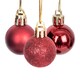image 3 of Christmas Decorations Baubles dark red 3cm 12pcs set pvc