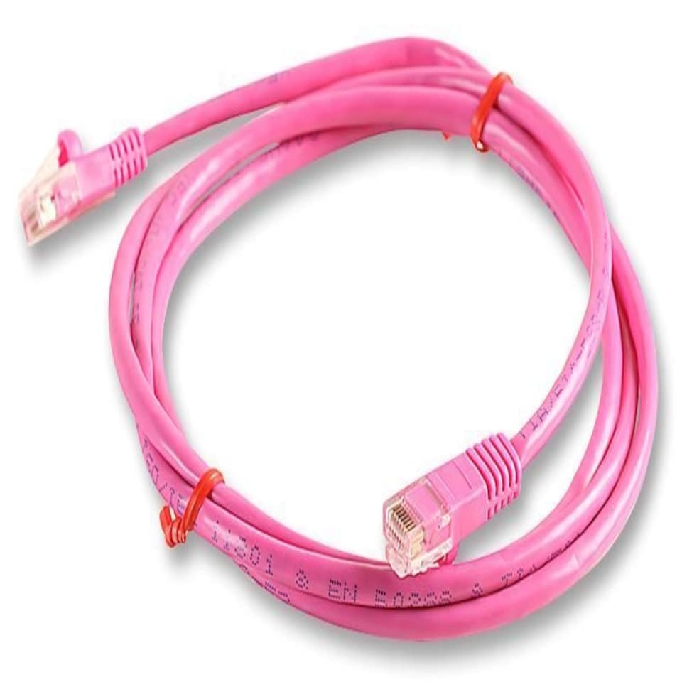 PRO SIGNAL - 2m Pink Cat5e Ethernet Patch Lead