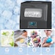 image 8 of HOMCOM Commercial Ice Maker Machine, Freestanding Industrial Ice Cube Maker with Digital Control, Ice Scoop, Self-cleaning, 4kg Ice Storage, 30kg/24 Hours for Home, Office, Bar, Restaurant, Black