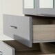 image 4 of Nevada 4 Door 2 Drawer Mirrored Wardrobe Grey