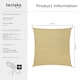 image 6 of Shade Sail - rectangular with UV protection 50, water-repellent | Cream | beige | 3 x 3 m | 1
