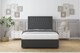 image 1 of Sloomy Somerset Graphite Dumfries Divan Bed With Mattress No Drawers With 54" Floor Standing Headboard 4' Small Double | Grey | Graphite | Small Double | 1