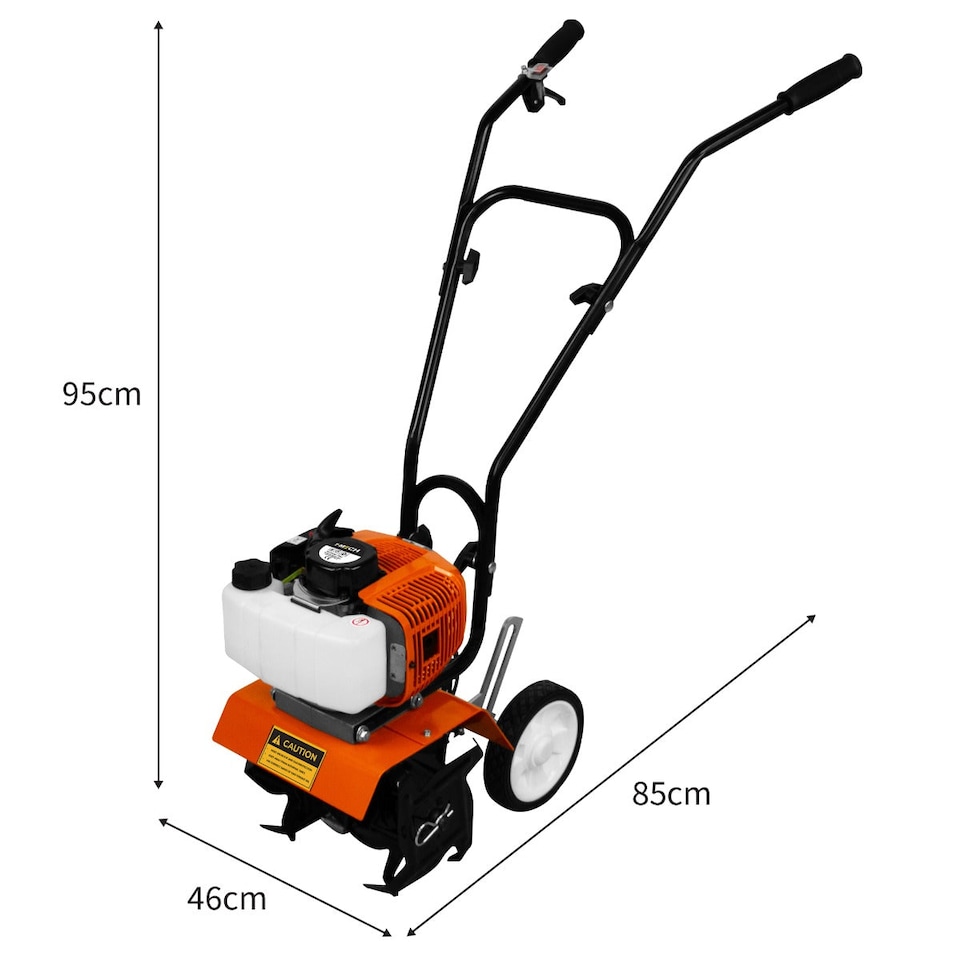 image 1 of T-Mech Petrol Garden Tiller