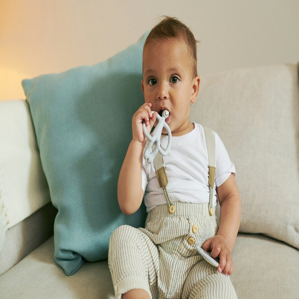 image 1 of Matchstick Monkey Teething Starter Set Cool Grey