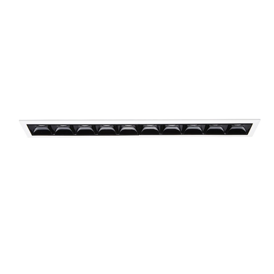 Lika 10 Light Recessed Downlight Black, 4000K, 21W
