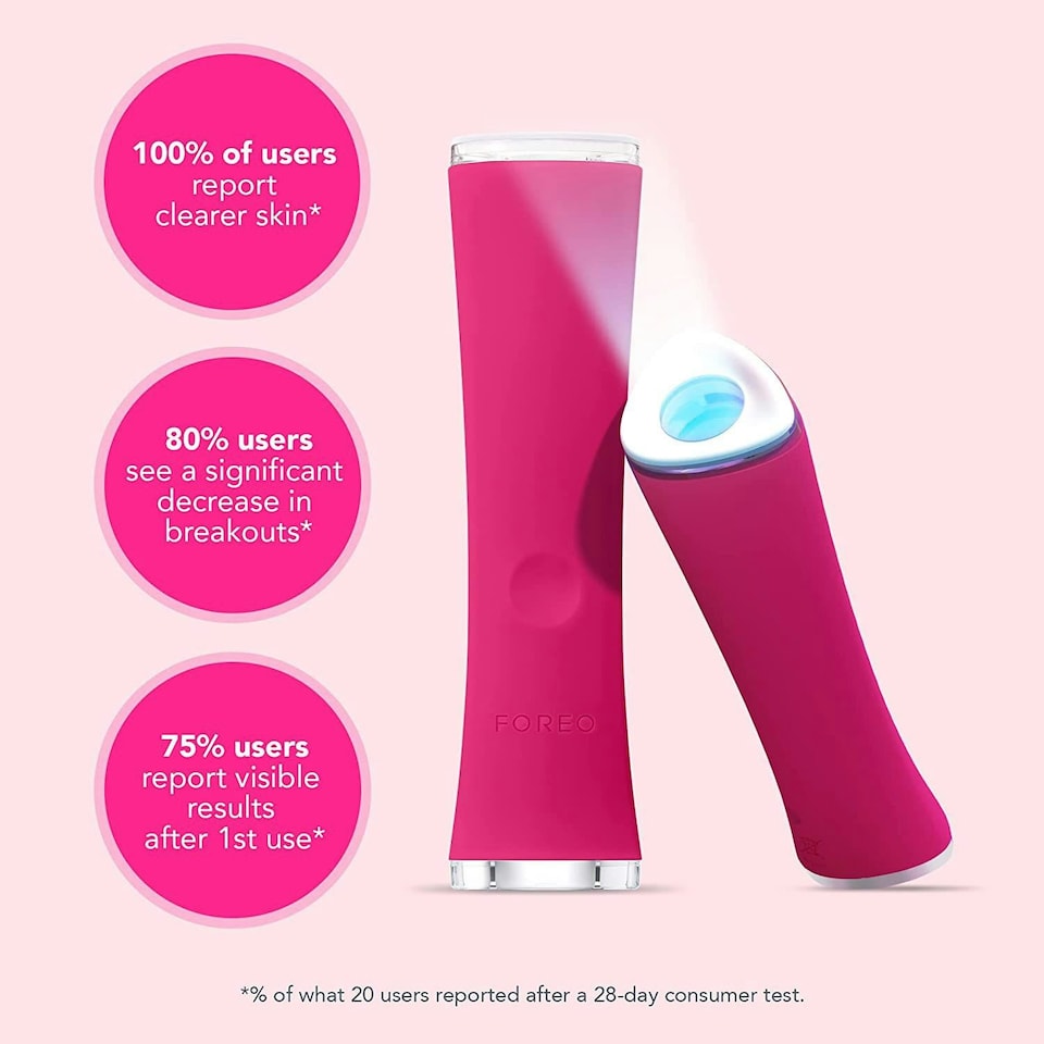 image 1 of FOREO Espada Pro-level Acne Treatment Device for Dry Skin, Magenta