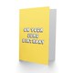 image 2 of Born June Fun Bright Retro Yellow Woman Her Birthday Card