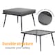 image 4 of Groundlevel The Hamilton 4 Piece Outdoor Furniture Set Outdoor Patio Sofa And Table