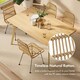 image 4 of VonHaus Richmond Rattan Set of 2 Dining Chairs