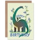 image 1 of Dinosaur Apatosaurus Age 3 Years Old Child Kids 3rd Birthday Card