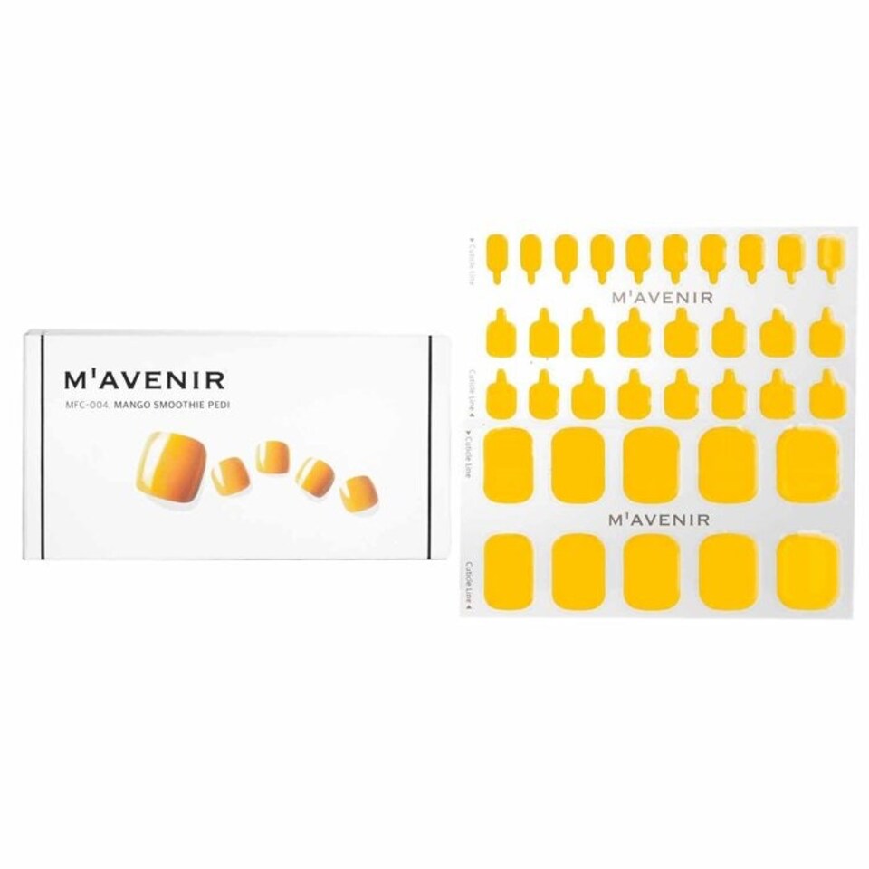 image 1 of Nail Sticker (yellow) - # Mango Smoothie Pedi - 36pcs Yellow