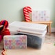 image 2 of Wham Festive 4-Piece Christmas Storage Set | Clear