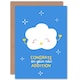 image 1 of Cloud Congratulations New Baby Card