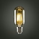image 3 of ValueLights 1 x Vintage Filament E27 Amber Glass Radio Valve LED 4W Warm White 2700K 400lm Light Bulb