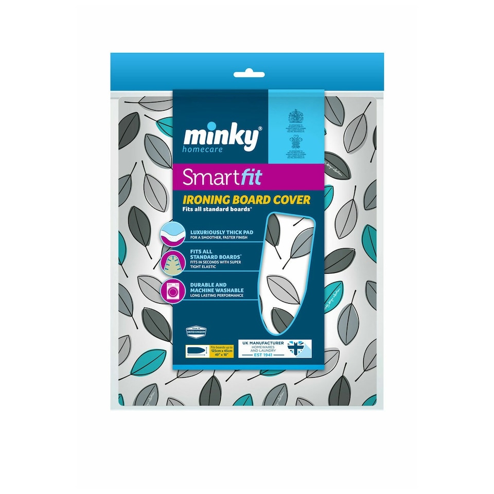 image 1 of Minky Cotton Ironing Board Cover 97 x 34cm | Multi | One Colour | 1