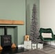 image 2 of 7ft (2.1m) Grey Pencil Pine Artificial Christmas Tree with 401 Tips