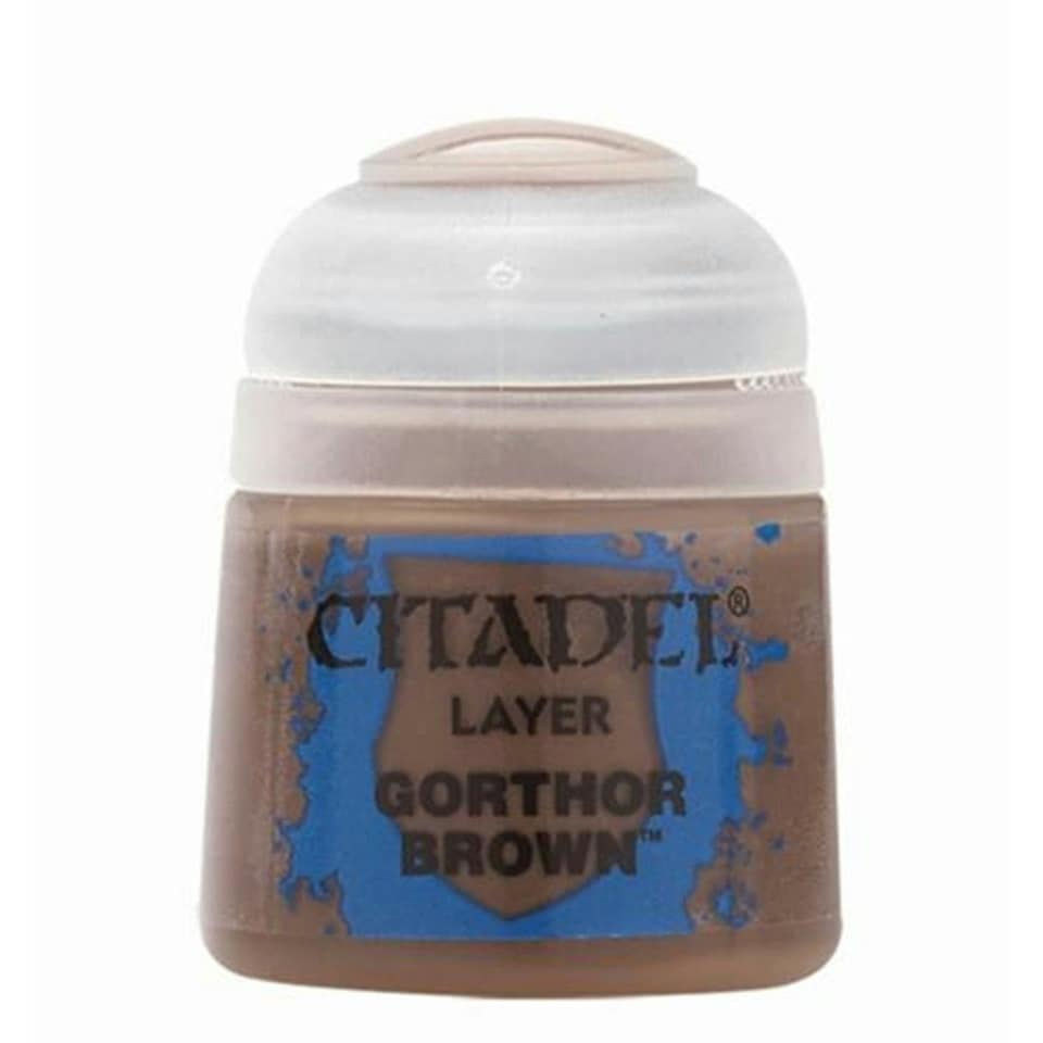 image 1 of Games Workshop Citadel Colour Layer: Gorthor Brown (12ml) Paint