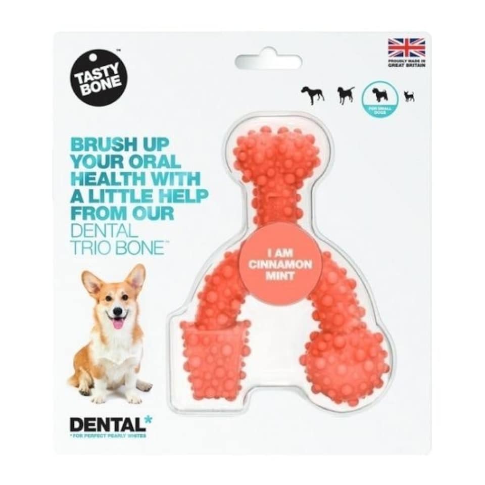 TastyBone Dental Cinnamon Trio Bone - Small