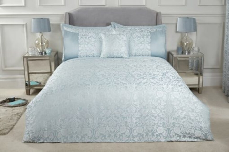 image 1 of Harrow Duvet Single Bed Duck Egg