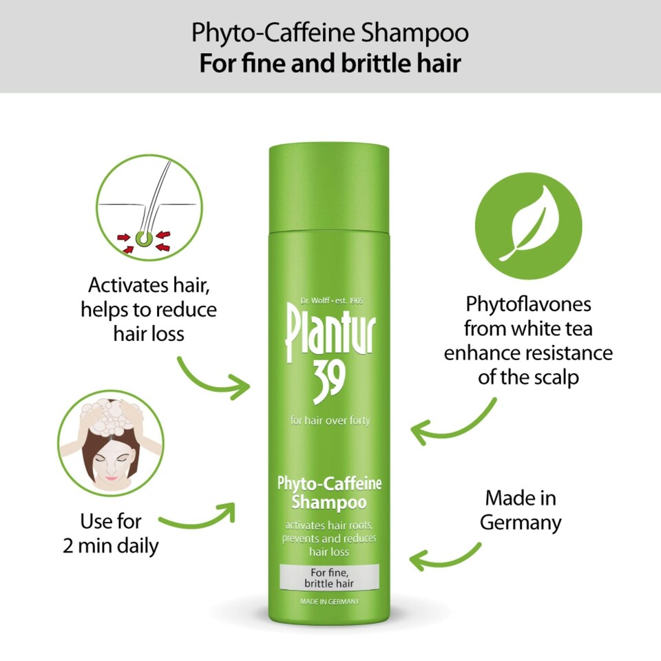 image 1 of Plantur 39 Phyto-Caffeine Shampoo and Tonic Set | Prevents and Reduces Hair Loss