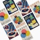 image 2 of Contemporary Birthday Card Pack by Laura Darrington – Box of 8 (4 Designs)