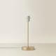 image 4 of ValueLights Charlie Brushed Gold Table Lamp Base Only | Gold