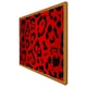 image 5 of Red leopard print (Picture Frame) White | XS