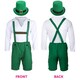 image 5 of Irish Leprechaun Costume & Red Beard Green | L