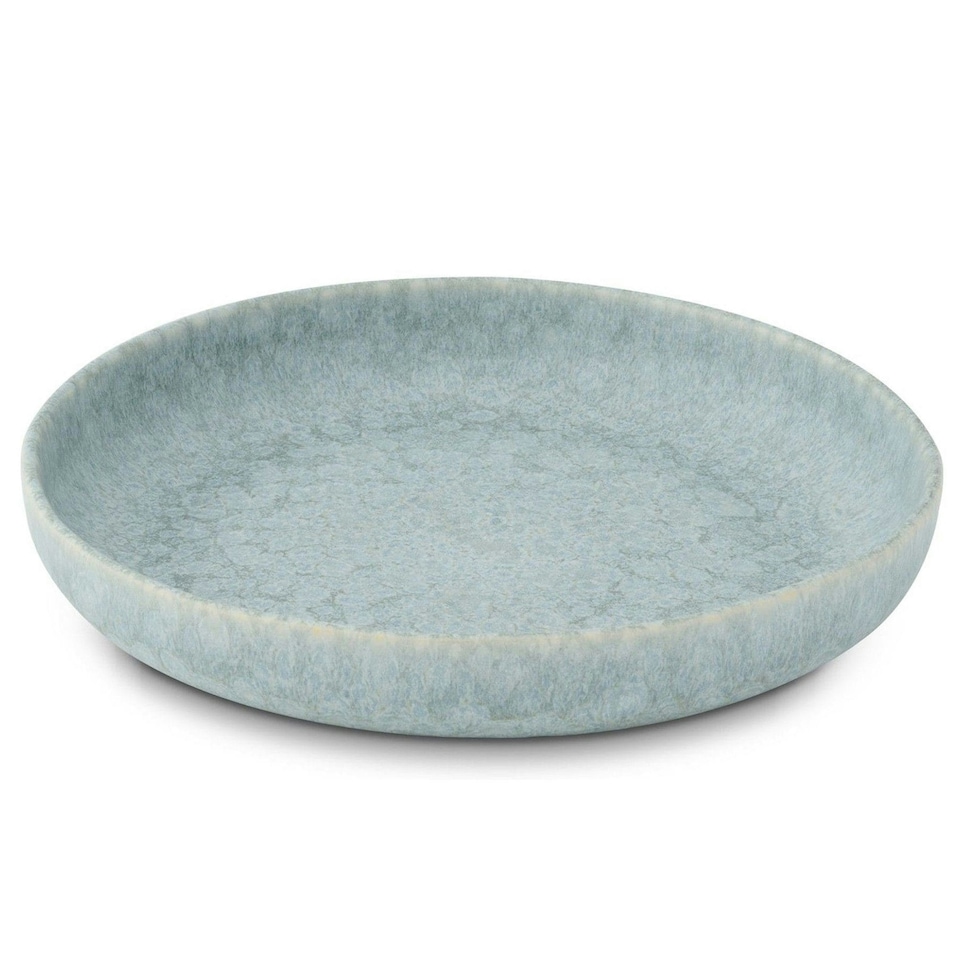 image 1 of Curateology LoHo Set of 4 Stoneware Cereal Bowls 21.5cm - Reactive Glaze Cloud Grey