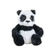 image 1 of Warmies Plush Panda Microwavable Weighted Teddy with French Lavender Scent, Hot or Cold for Cool Relaxation and Warm Relief