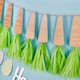 image 1 of Carrot Tassel Easter Banner 2m | Multi