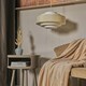 image 2 of ValueLights Hampshire Cream Ceiling Pendant Light Shade & Bulb | Cream