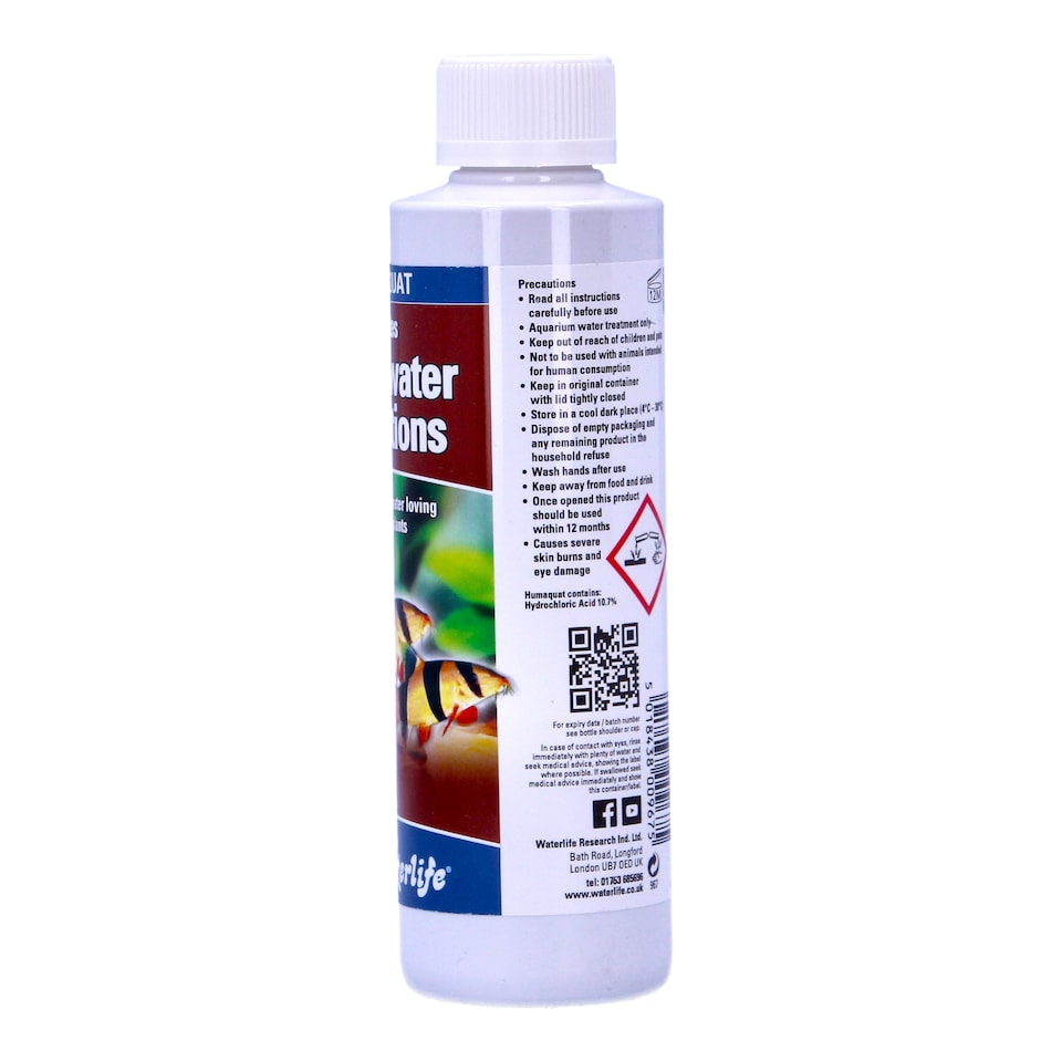 image 1 of Waterlife Humaquat 250ml Aquatic Treatment for Healthy Aquarium Water | Brown