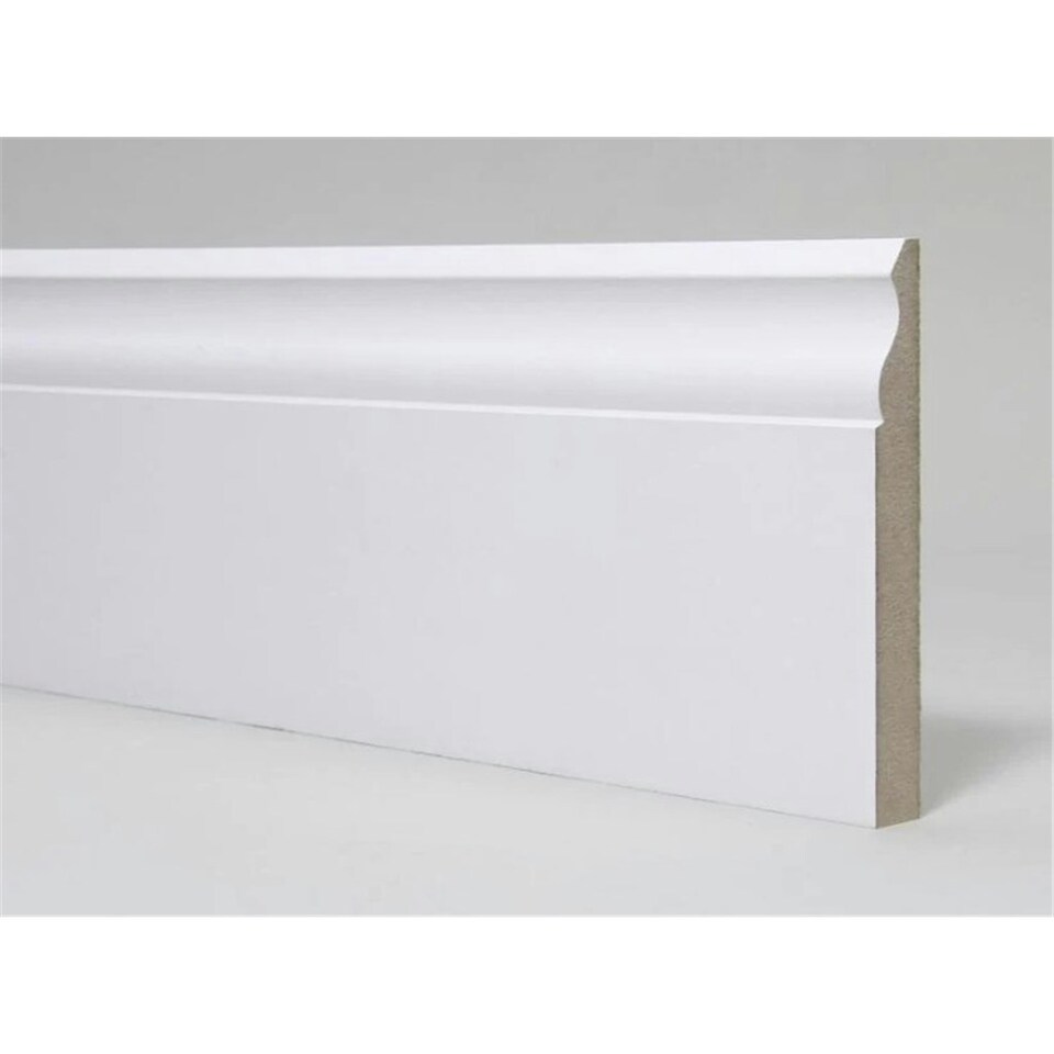 image 1 of PACK OF 15 (Total 15 Units) - 18mm x 68mm White Primed MDF Ogee Architrave - 2700mm Length