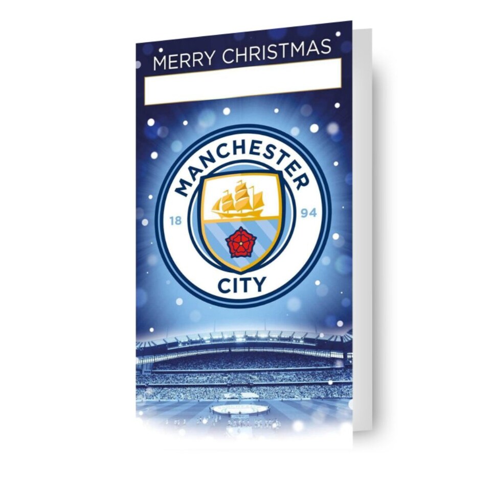 image 1 of Manchester City FC Any Name Christmas Card