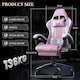 image 2 of Rattantree Ergonomic Gaming Chair Massage Lumbar Footrest Leather Swivel 150 Kg Capacity
