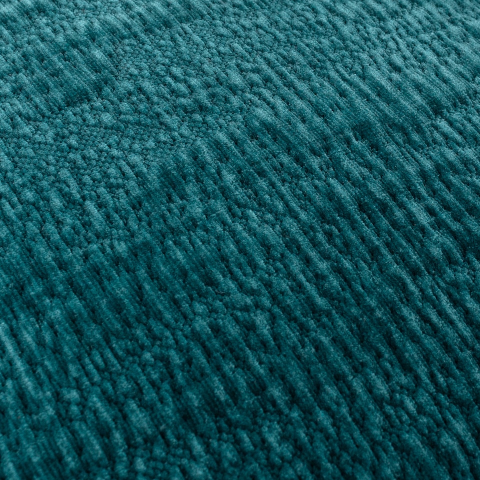 image 1 of Yard Osaka Chenille Cushion, Petrol, 40 x 60cm