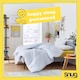 image 8 of Snug Just Right 10.5 Tog Duvet, All Seasons | White
