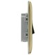 image 2 of BG Nexus Metal 20A Single Wall Light Switch, 2 Way, Antique Brass
