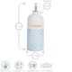image 3 of Nicola Spring Hand-Printed Vinegar Pourer Bottle - 500ml - Blue