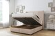 image 2 of Sloomy Camden Sand Naples Ottoman Bed With Mattress With 54" Wingback Headboard 4' Small Double