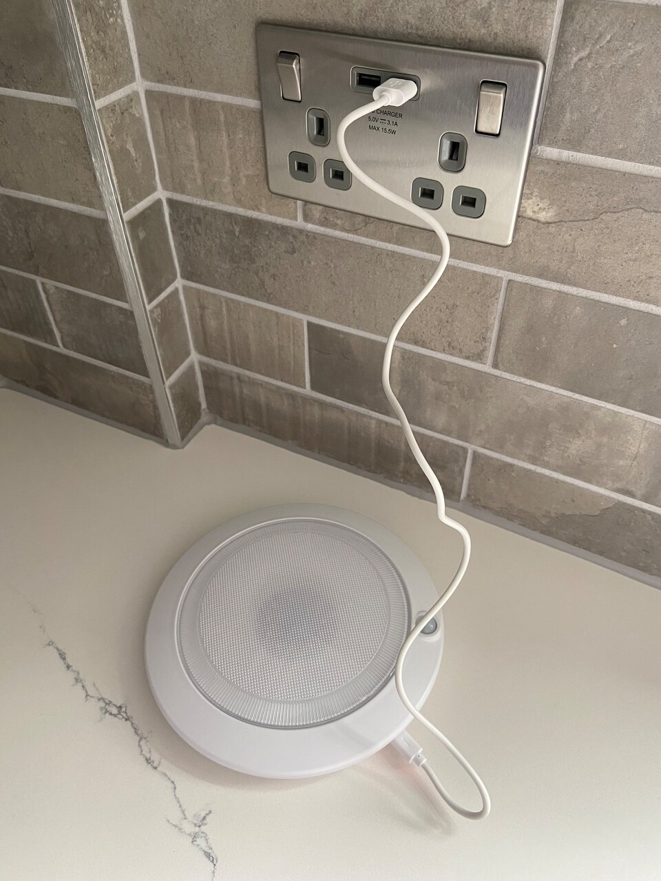 image 1 of Xtralite Omni Large Stick-On Motion Sensor LED Wall Light USB Rechargeable