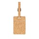 image 3 of MidOcean Coco Cork Luggage Tag - Beige - One Size Brown