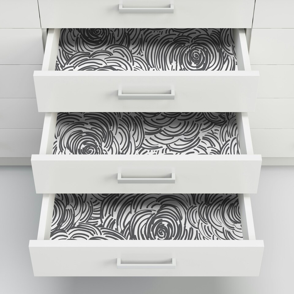 image 1 of NuWallpaper NU3491 Beauty Peel & Stick Wallpaper, Black Multi