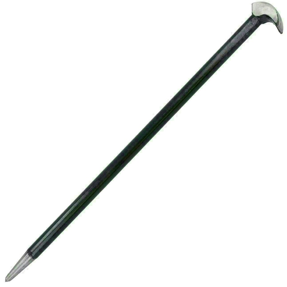 image 1 of 4pc Solid Steel Heel And Toe Pry Bar Crow Bar Wrecking Knuckle Set 6" - 20"