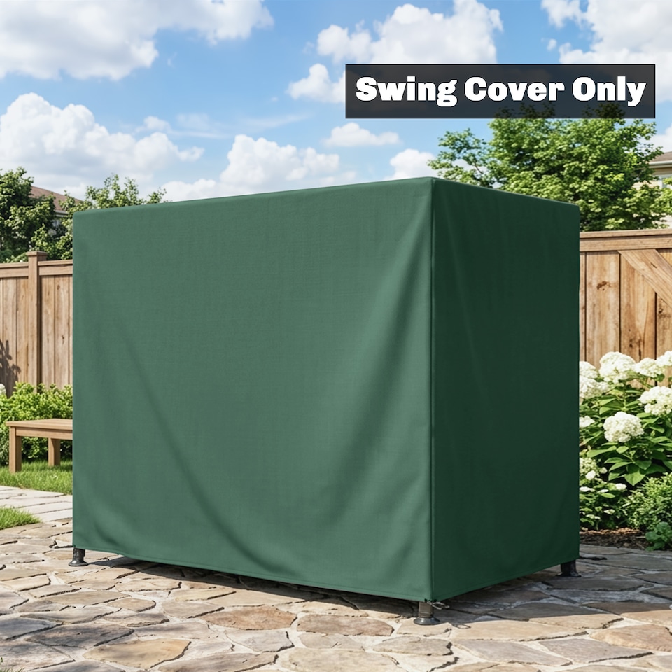 image 1 of Outsunny 240x133cm 3-Seat Outdoor Garden Swing Chair Cover Water UV Resistant