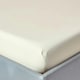 image 1 of Homescapes Cream Egyptian Cotton Deep Fitted Sheet 200 TC, Super King | Cream | Super King